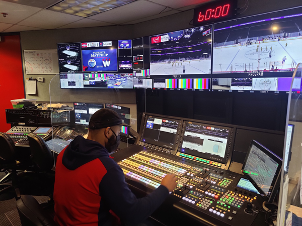 Capital One Arena using FOR-A video switcher
