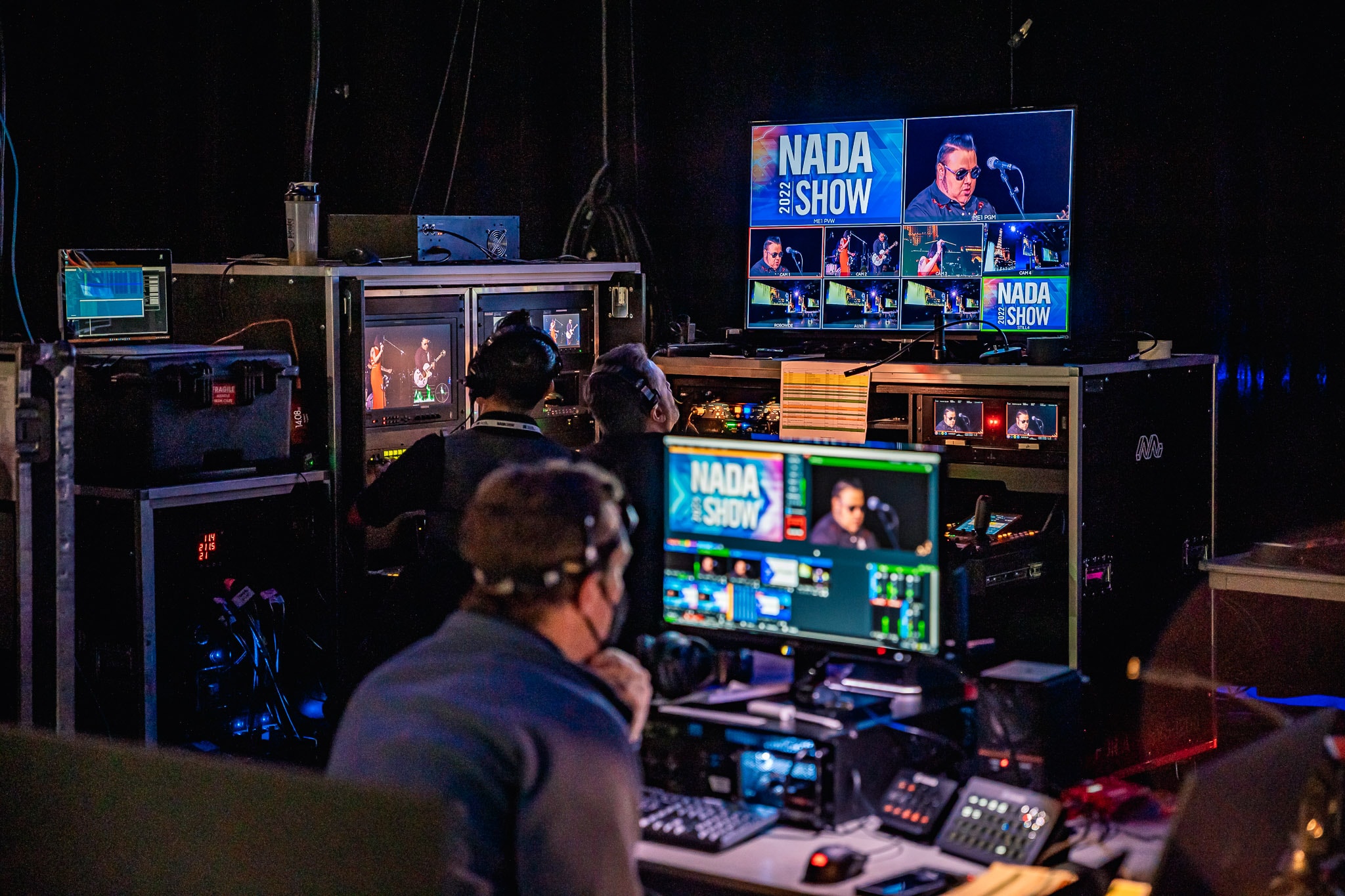 Music Matters NADA behind the stage set
